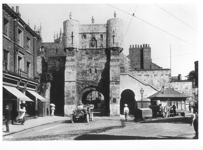 Bootham Bar, York, um 1900 von French Photographer